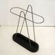 Modernist umbrella stand, Bauhaus style, in metal