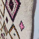 Handmade wool Berber rug 240 X 148 CM