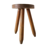 Farm tripod stool, rustic, vintage