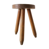 Farm tripod stool, rustic, vintage