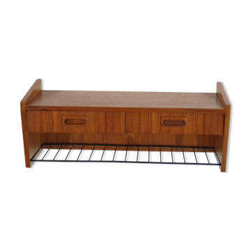 Etagère scandinave en teck 1960