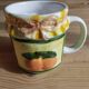 Retro ceramic barbotine kitchen set
