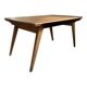 Table rectangulaire vintage en chêne