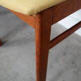 Set of four teak chairs, Danish design, 1970s, production: Denmark