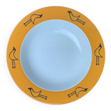 Postmodern German series of flying objects, soup plates by David Palterer and Sieger Design for Arzberg, 1990s, set of 7.