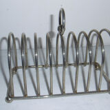 Silver metal toast dispenser