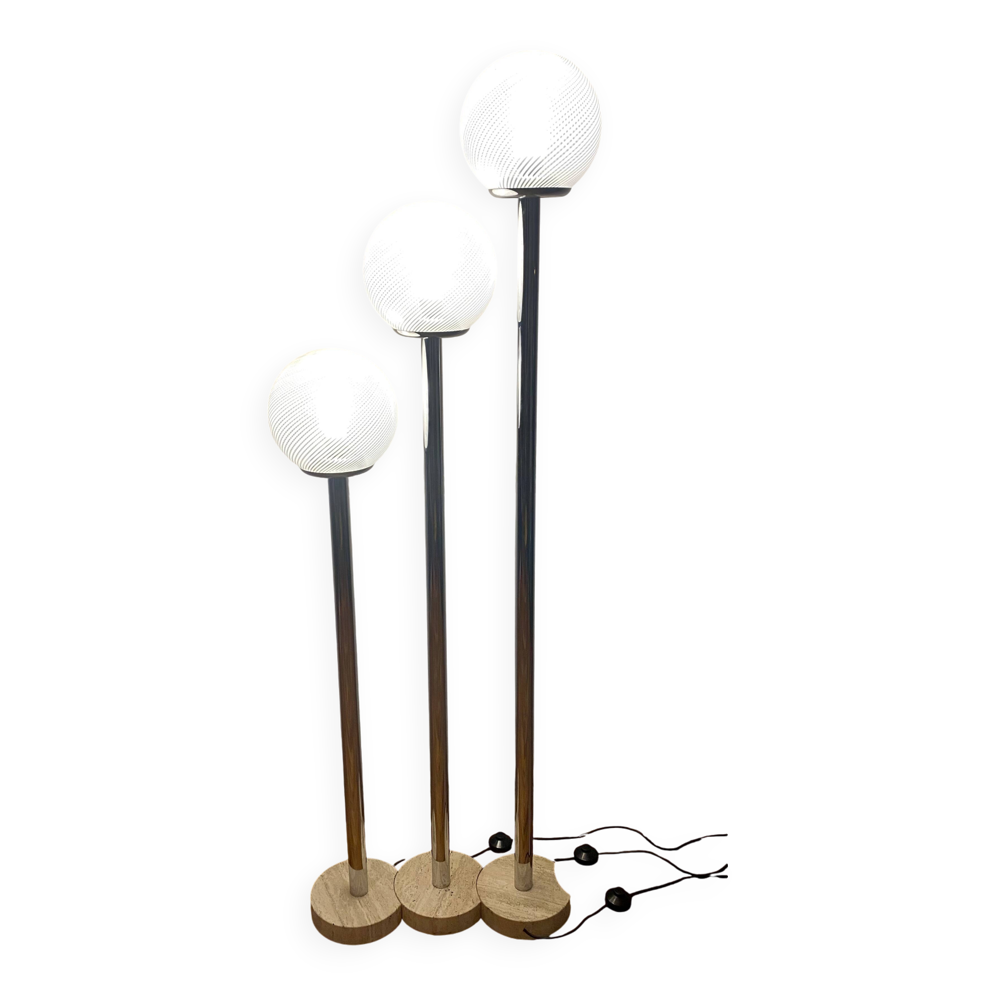 3-piece ball floor lamp spatiale era