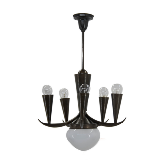 Cubistic Chandelier by IAS, 1910s