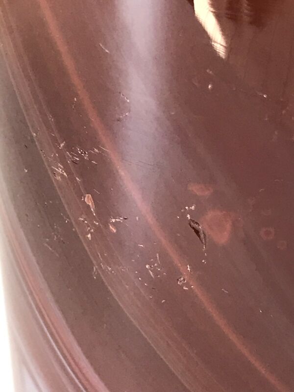 Vase pâté de verre maure veil design annees 70