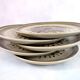 Set of 5 dessert plates Longchamp France
