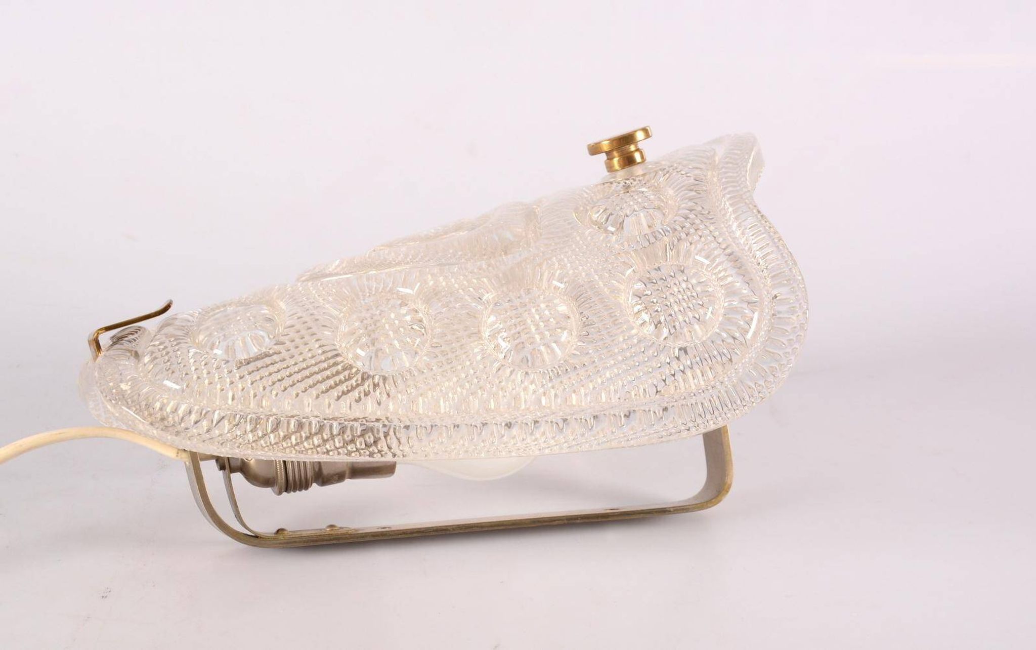 Carl Fagerlund, brass and glass applique, mid-century modern, 1960 Sweden