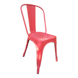 Old red Xavier Pauchard chair