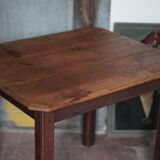 Wooden table with 1 drawer, coffee table, kitchen table, vintage wooden table.