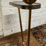 Standing ashtray with shelf from the 60s and 70s