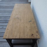 Oak and pine coffee table