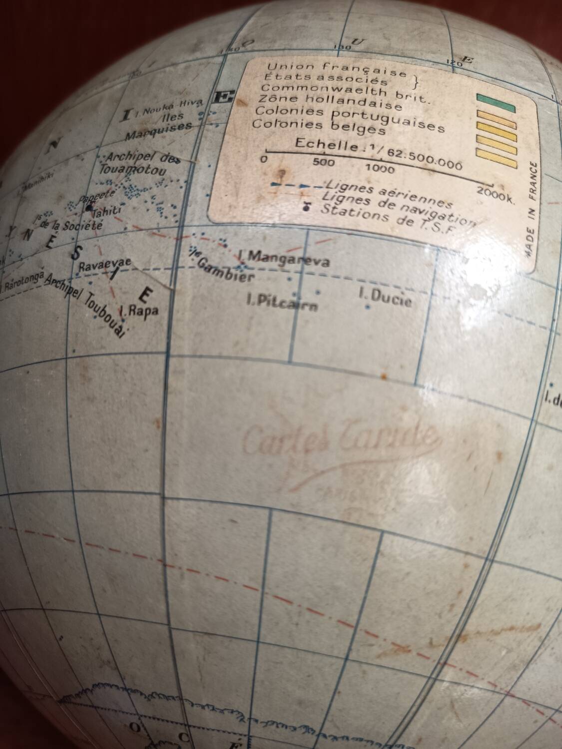 Taride World Map 1950