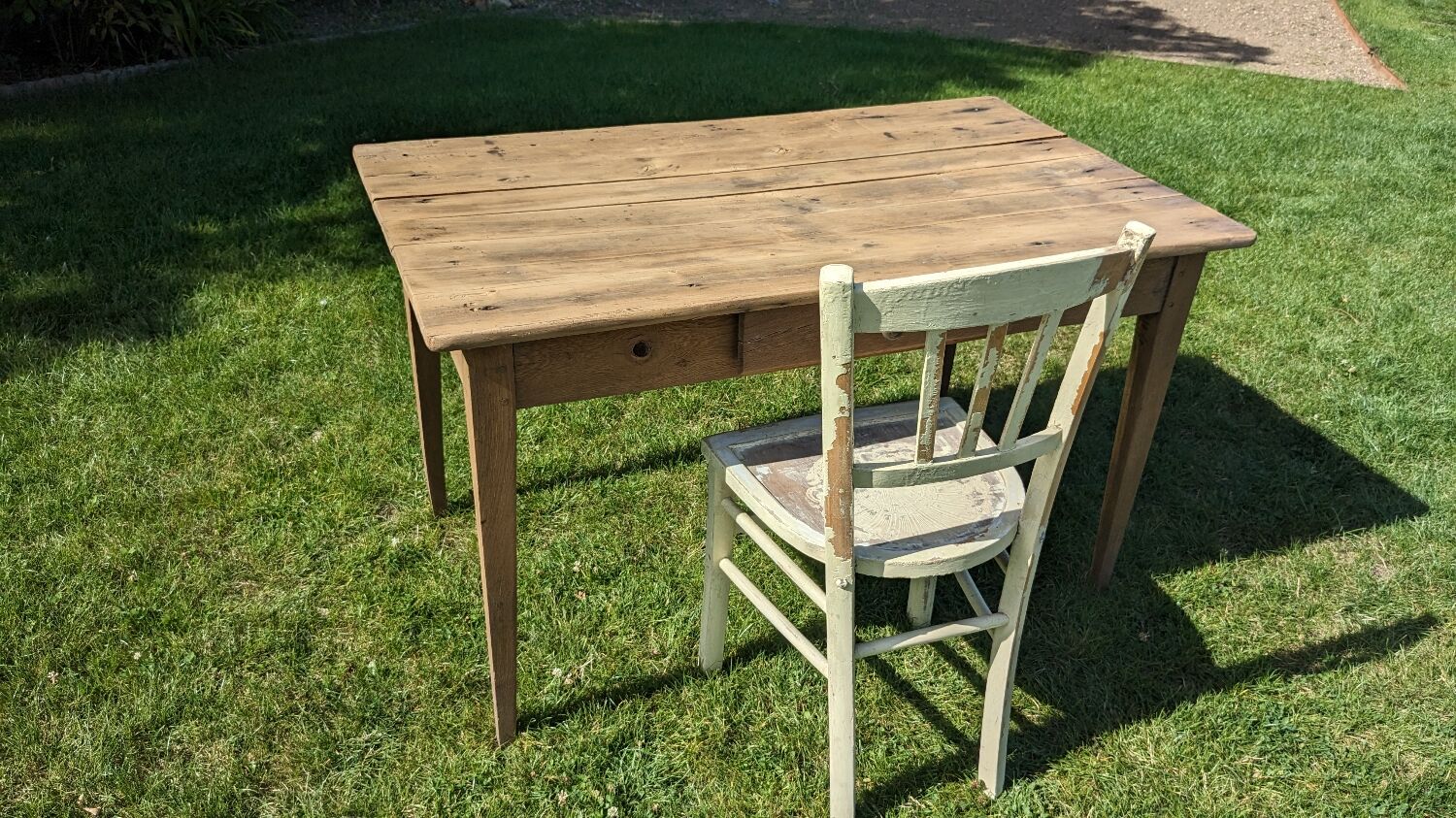 Vintage farm table