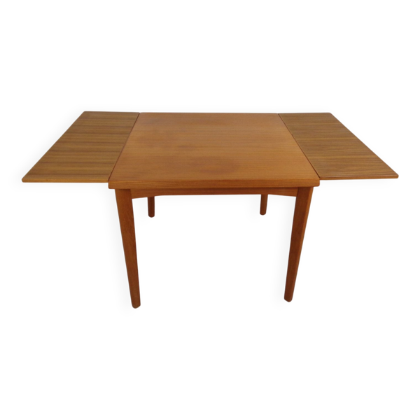 Extendable Teak Dining Table, Denmark, 1960s