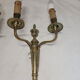 Paire d appliques Louis XVI en bronze