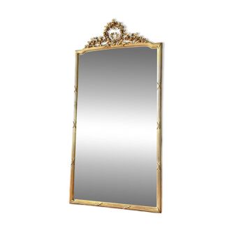 Miroir à fronton Louis XVI