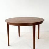 Table ronde extensible en teck