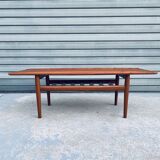 Table basse danoise en teck GJ106 de Grete Jalk