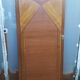 Walnut Art Deco mirror holder