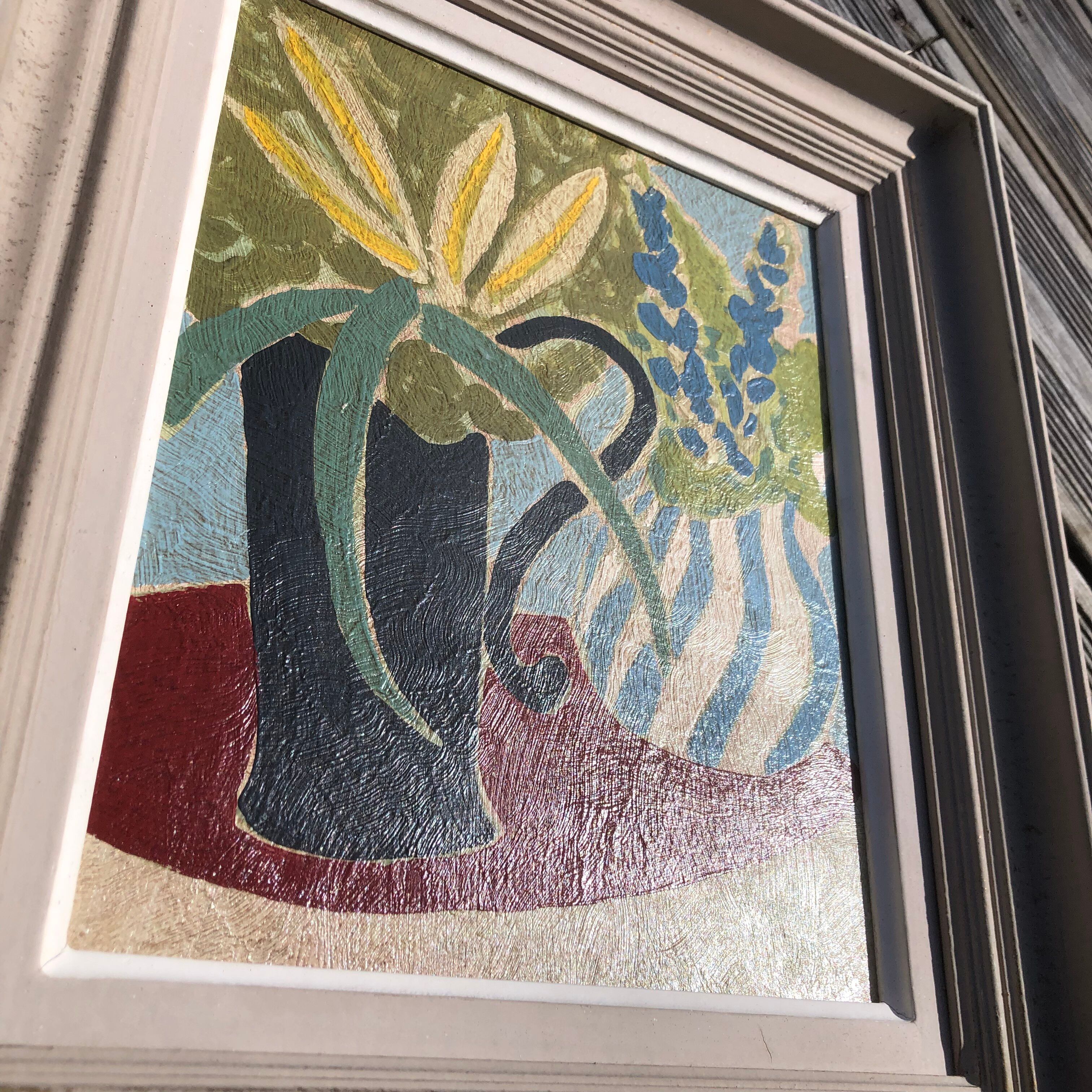 Framed painting