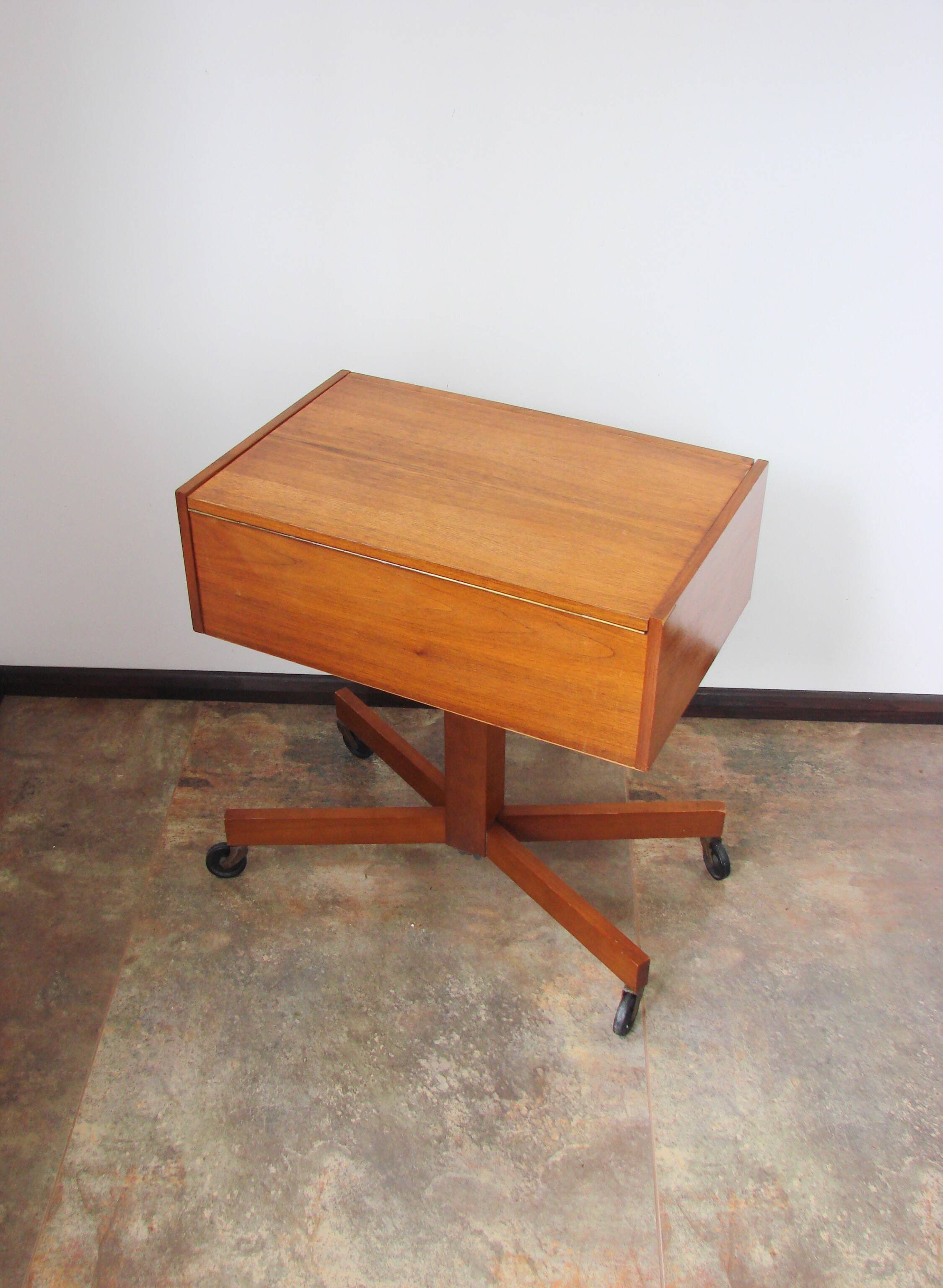 A small cabinet on castors, 1960s.