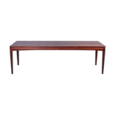 Table basse scandinave mid-century en palissandre 1950s