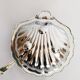Stainless steel scallop butter dish, 1950s (ref 3)