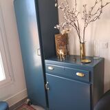 Vintage asymmetrical wardrobe