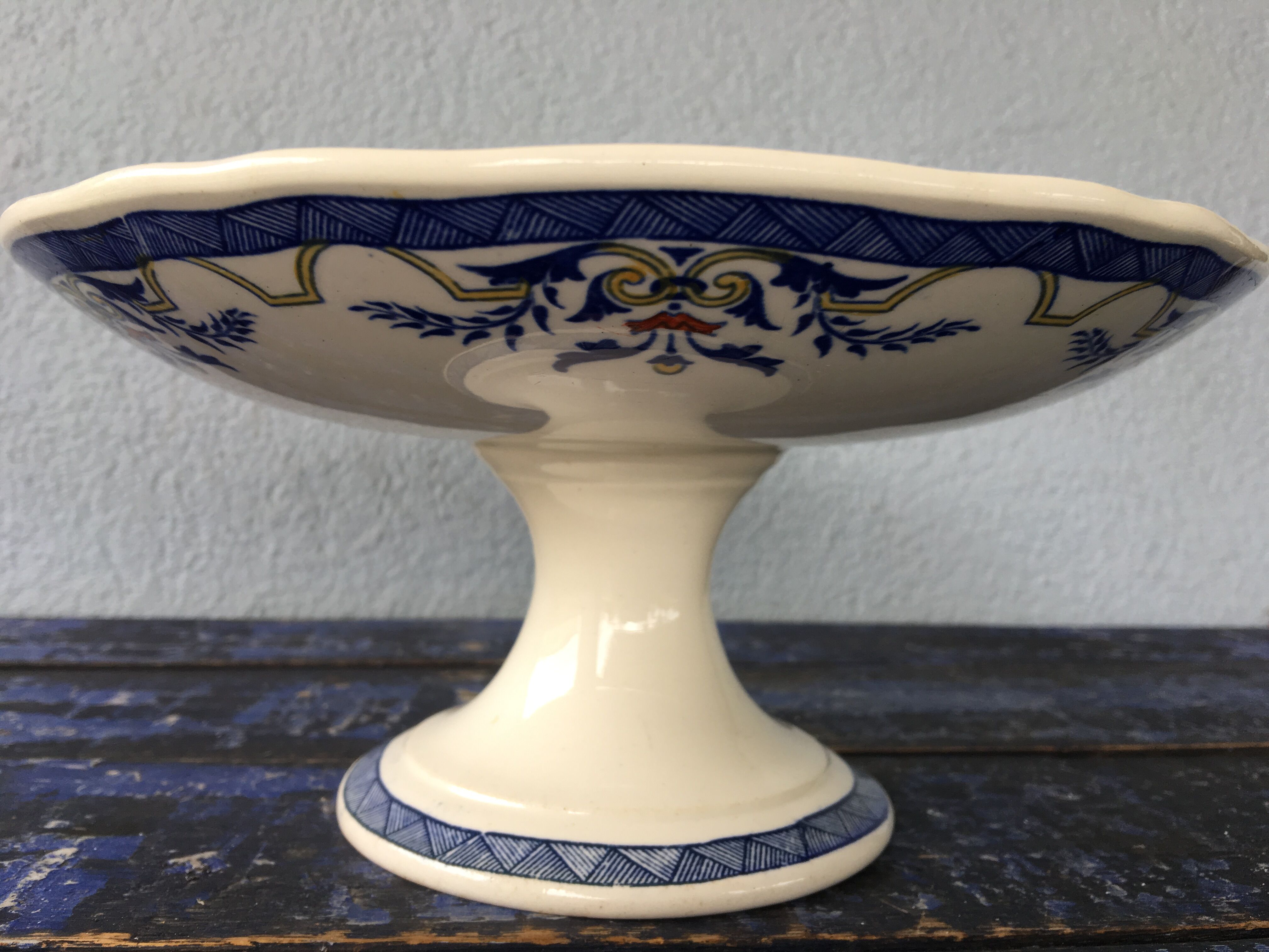 Compotier earthenware in the early 20th century