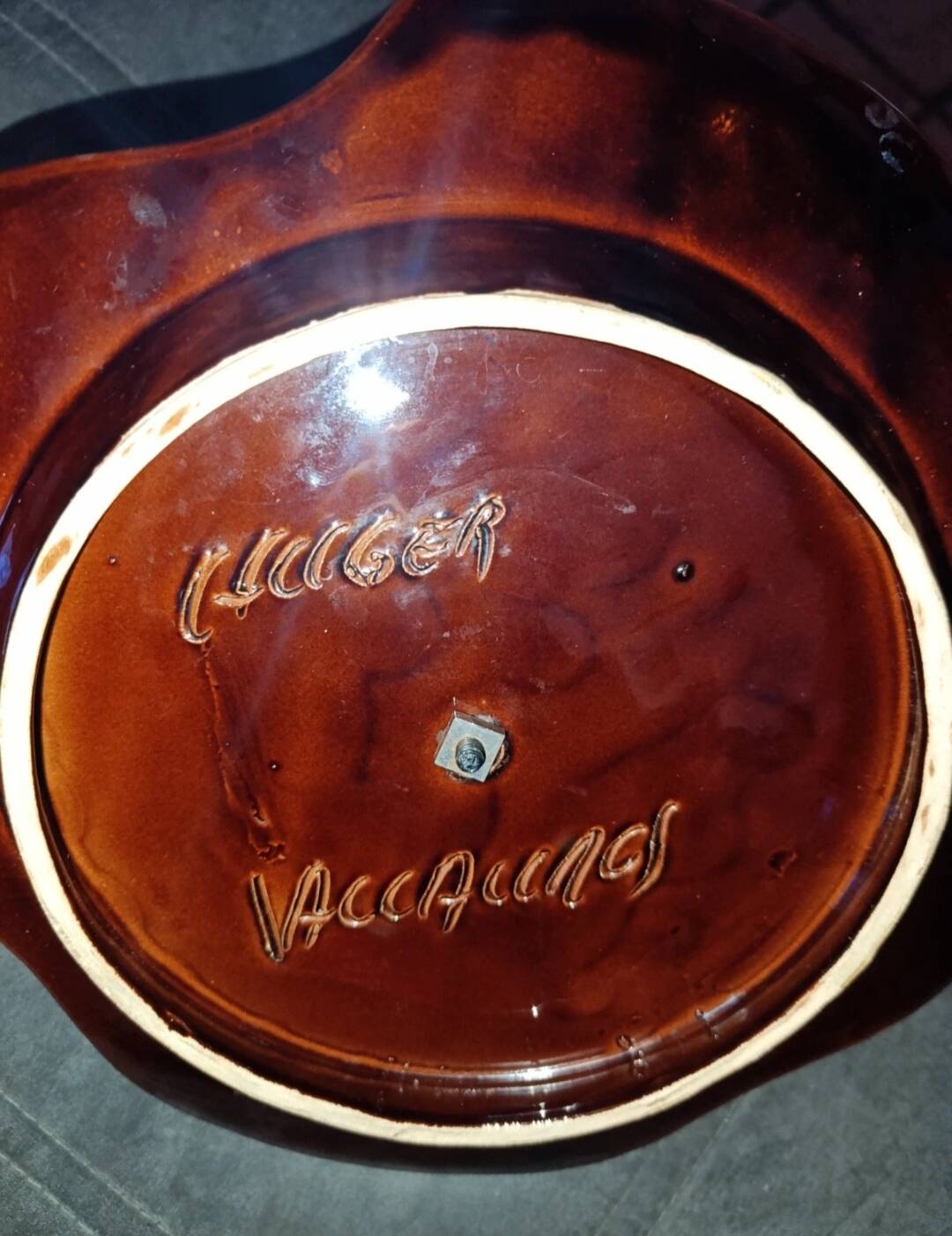 Cheese service Vallauris | Glazed volcanic red ceramic