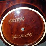 Cheese service Vallauris | Glazed volcanic red ceramic