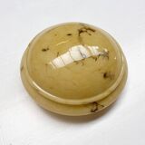 Art Deco bowl lamp with marble pattern from the 1930s