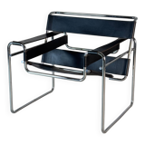 Marcel Breuer Wassily Chair for Gavina, Bauhaus Icon in Leather, 1960s