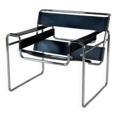 Marcel Breuer Wassily Chair for Gavina, Bauhaus Icon in Leather, 1960s