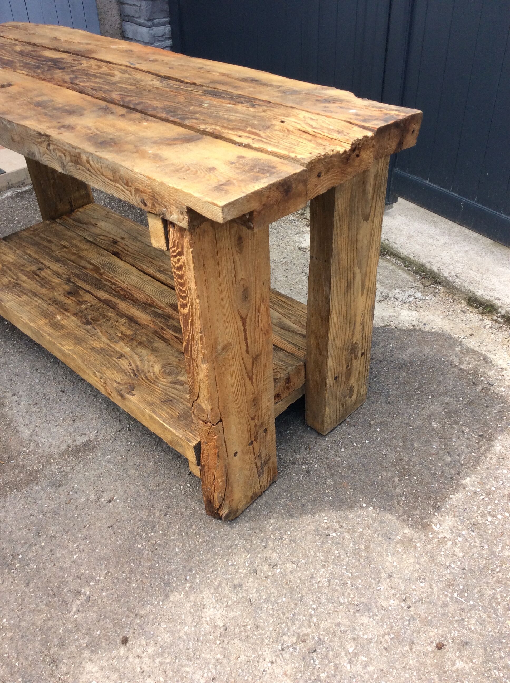 Bench in fine fir XlXème