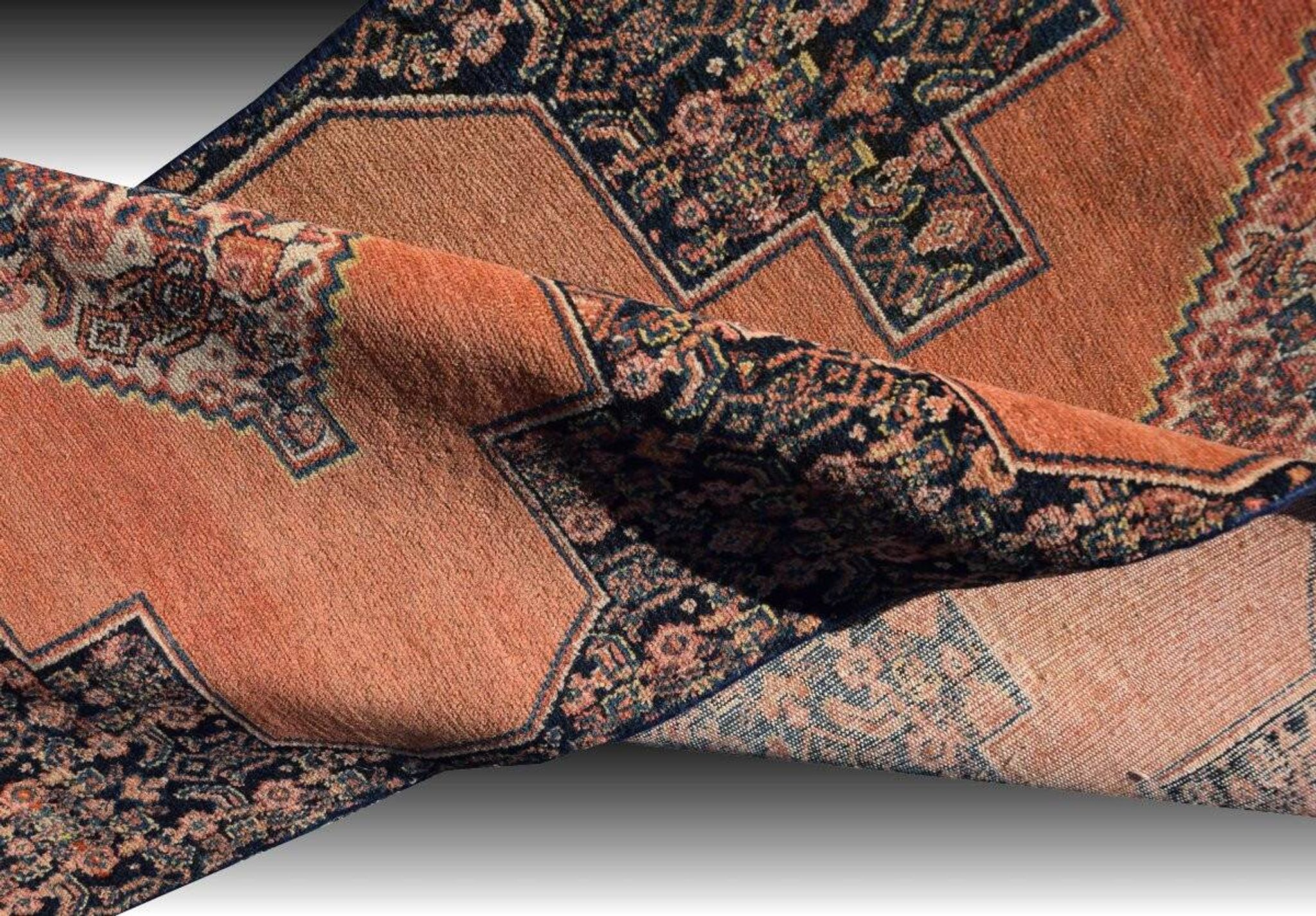 Oriental carpet Iran Senneh: 1.57 x 0.70 metres