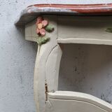Louis XV style console - painted wood - 20th