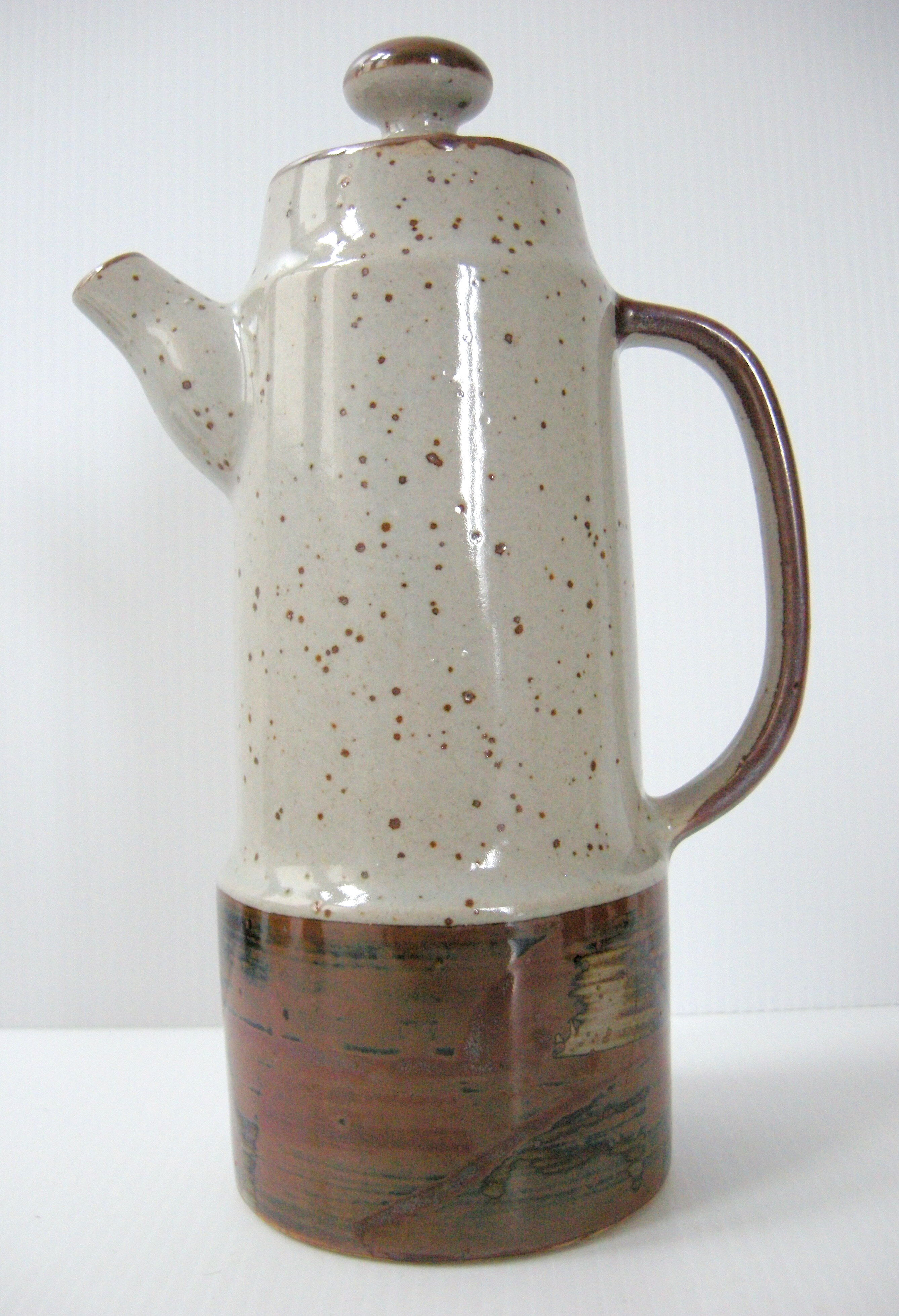 Vintage coffee service 1970 peasant sandstone Japan