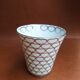 HAVILAND Limoges porcelain Gold & White Vase pot ONZE DE COEUR hand-decorated