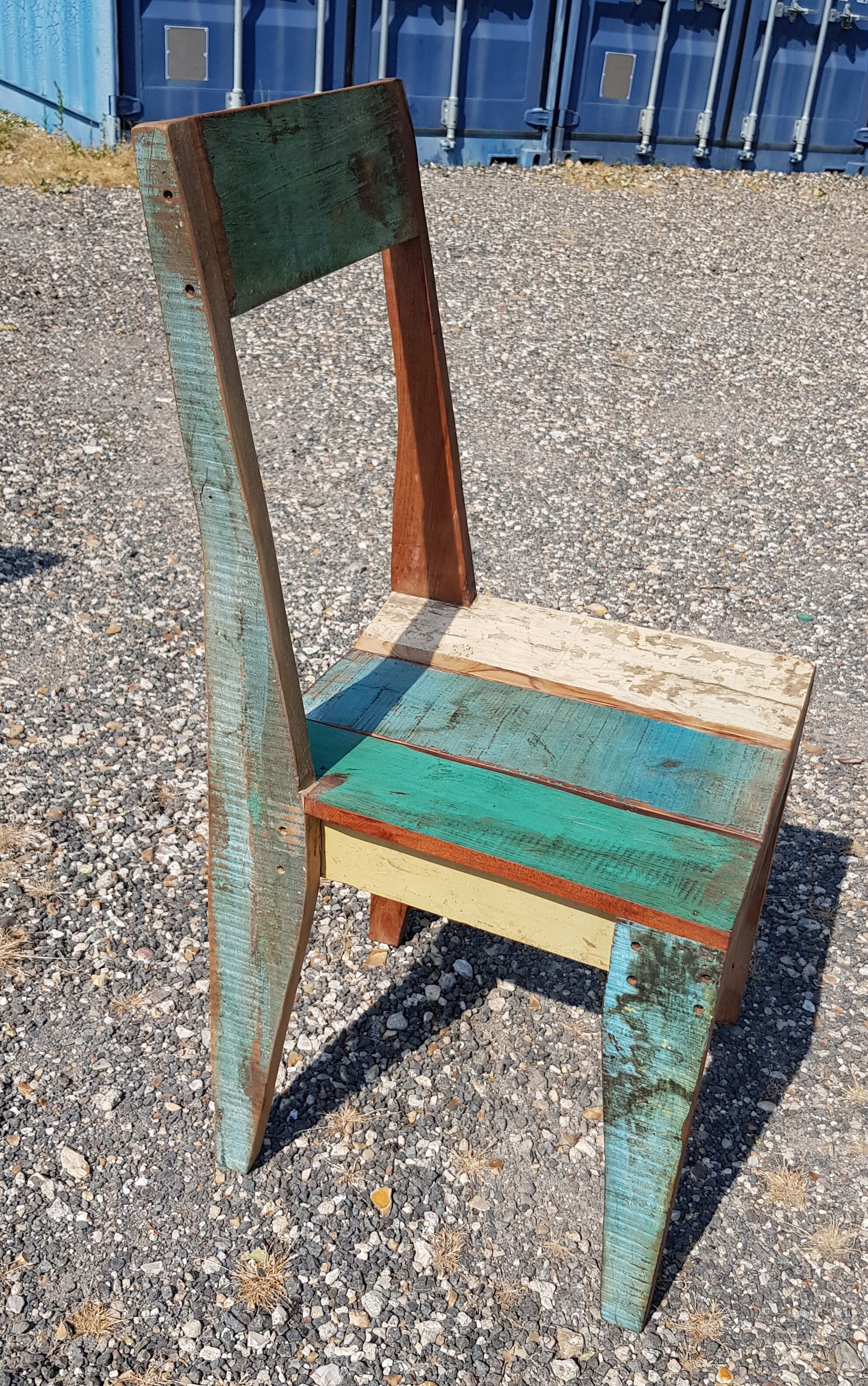 Teak table with 6 chairs