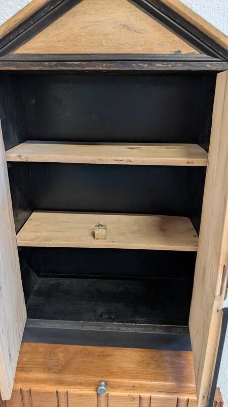 Small antique wardrobe from the 1930s-1940s.