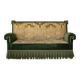 Canapé-lit Art nouveau allemand c.1900 – velours vert