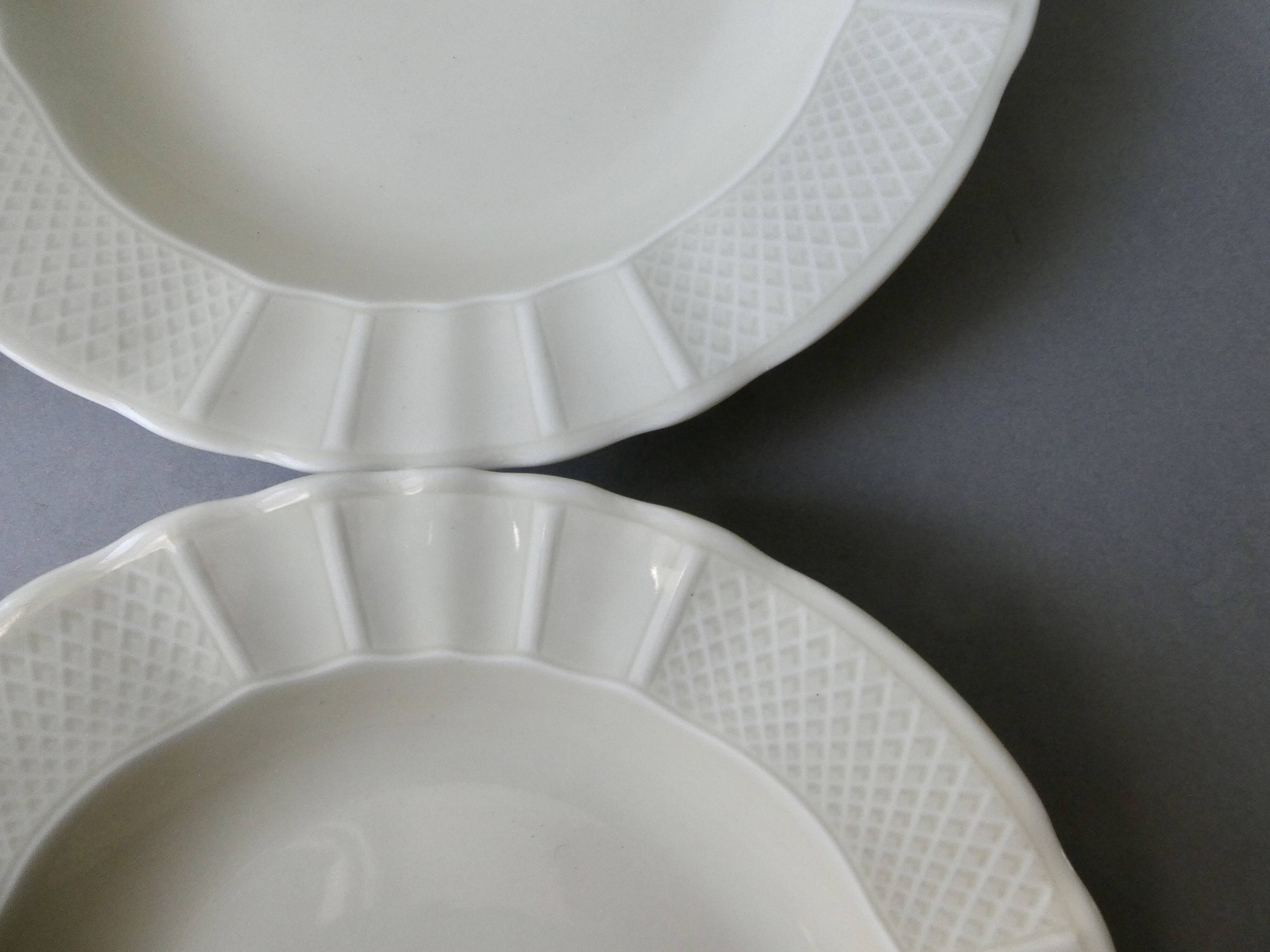 4 soup plates Bernardaud B&Co Limoges France
