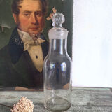 Flacon ou bocal en verre transparent
