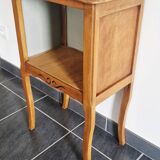 Vintage wooden bedside table
