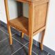 Vintage wooden bedside table